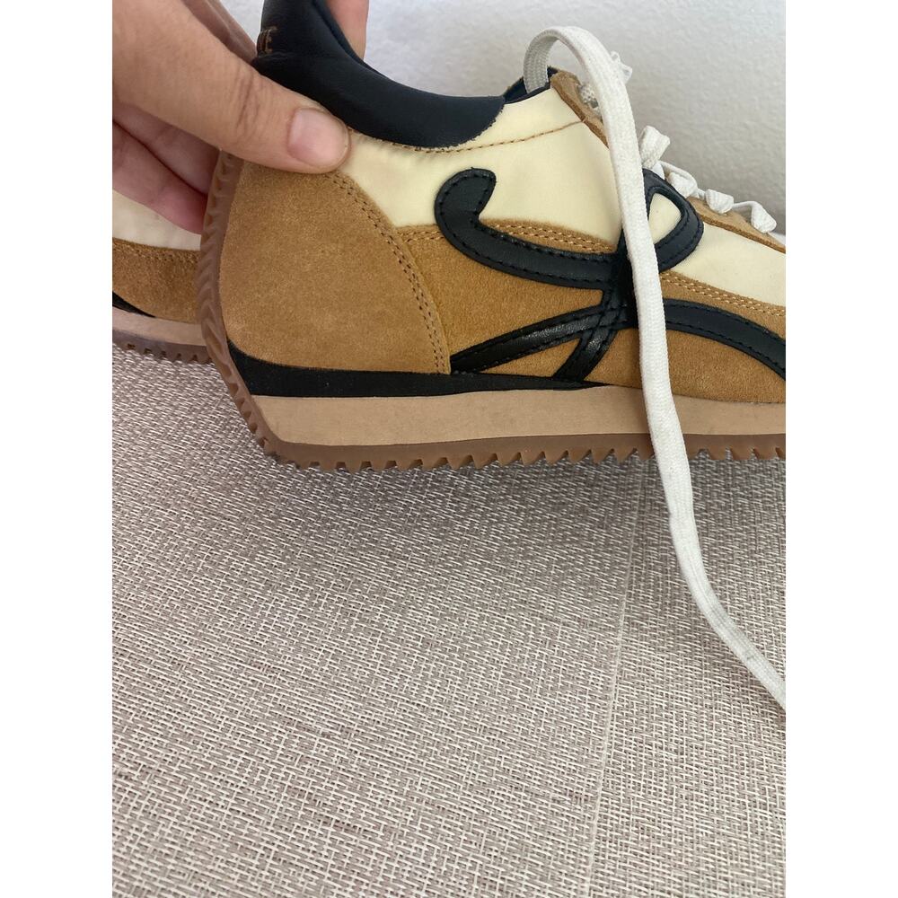 LOEWE Flow Runner Nylon/Suede Gold/Black Sneakers size 40 (US 9.5) - Picture 10 of 10